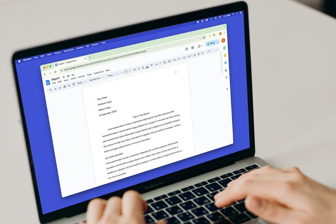 How To Do Mla Format In Google Docs